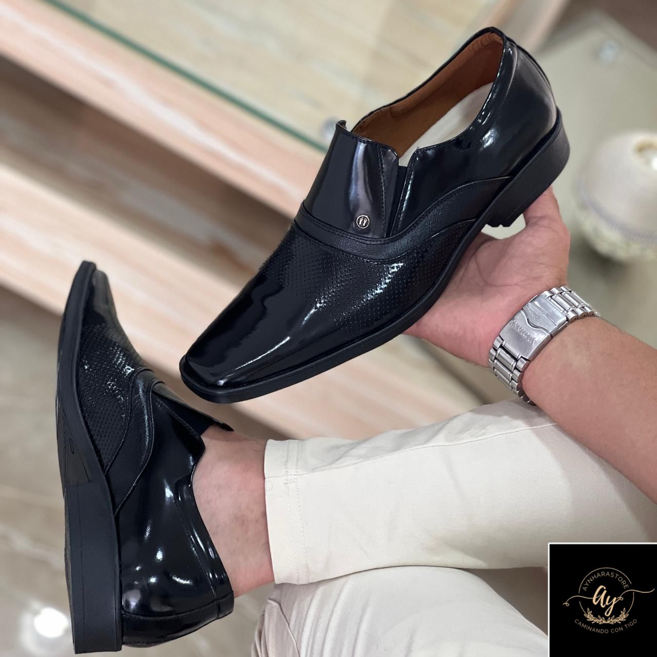 calzado caballero 🔥 LÍNEA PREMIUM – 100% CUERO 🎉❤️