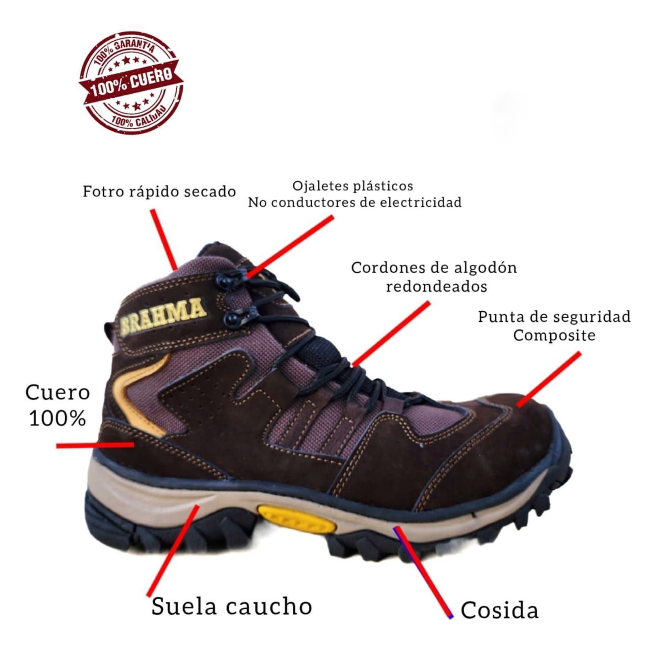 Protección Bota con puntera de seguridad