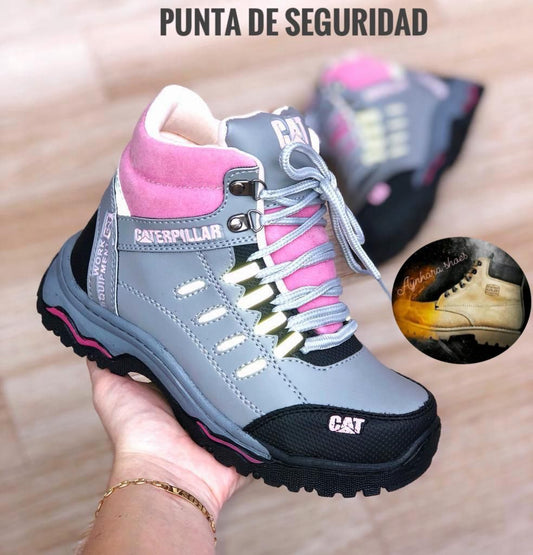 BOTAS CON PUNTERA DE  SEGURIDAD UNISEX   REF 002