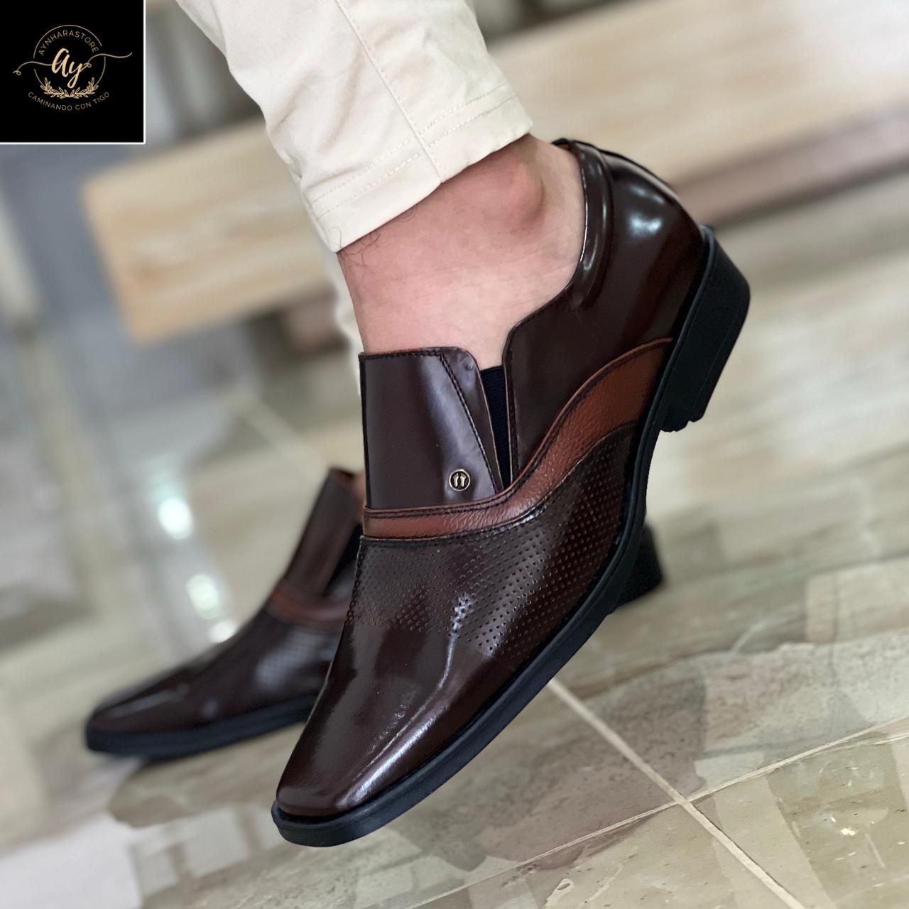 calzado caballero 🔥 LÍNEA PREMIUM – 100% CUERO 🎉❤️
