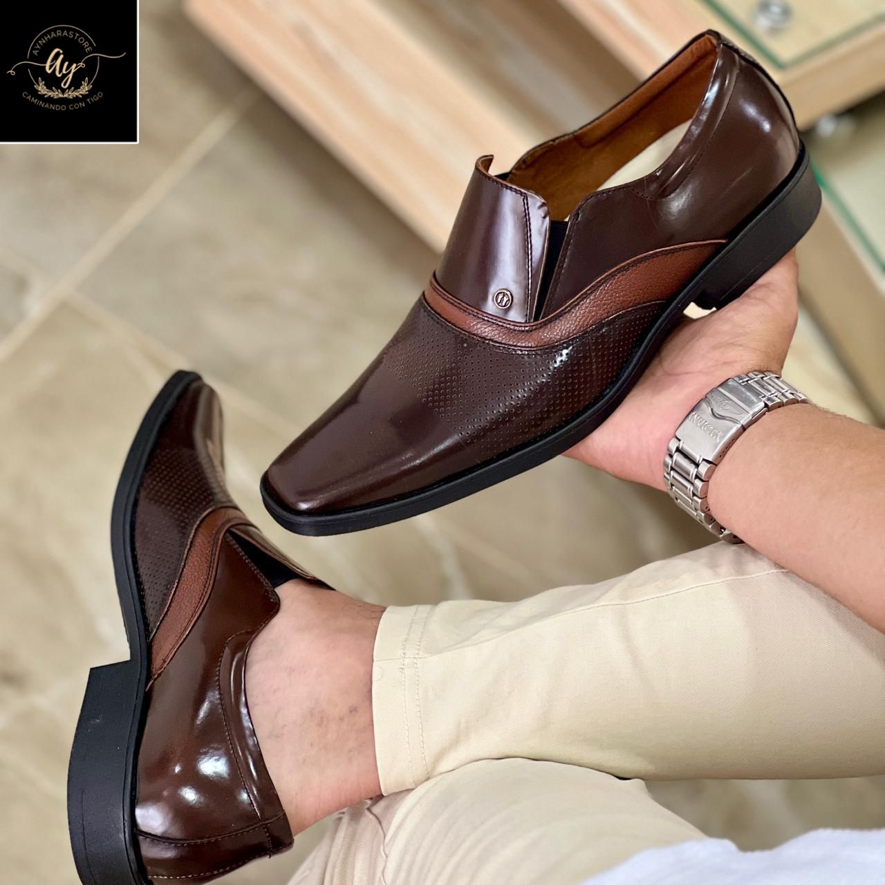 calzado caballero 🔥 LÍNEA PREMIUM – 100% CUERO 🎉❤️