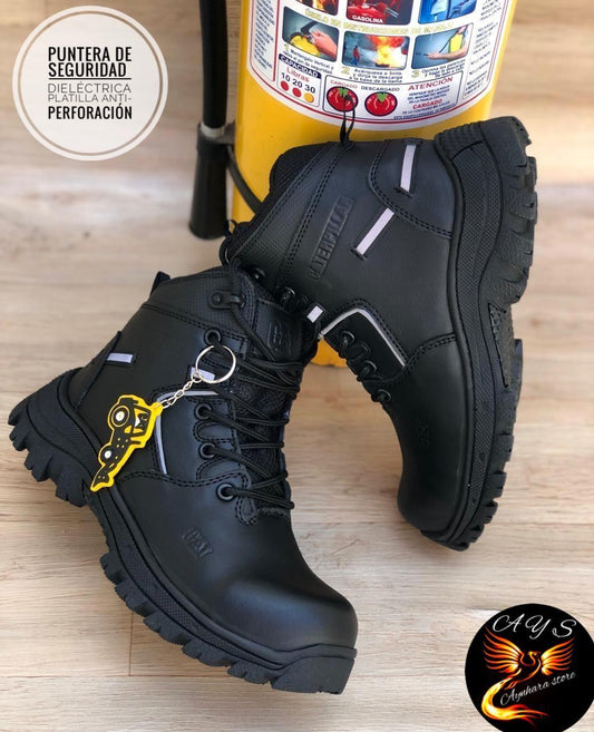 BOTAS CON PUNTERA DE  SEGURIDAD DAMA REF 004